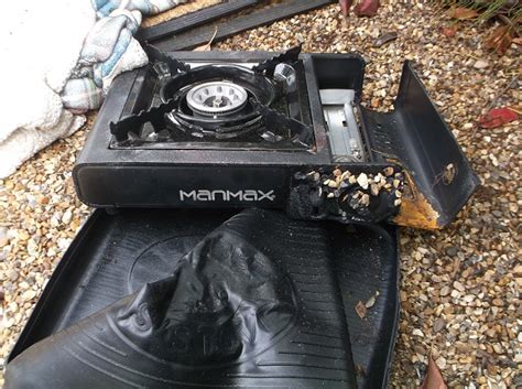 exploding camping stove